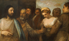 Christ and the Adulteress by Titian