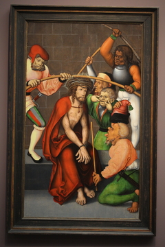 Christ Crowned with Thorns by Meister des Pflockschen Altars
