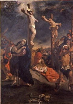 Christ on the Cross by Eugène Delacroix