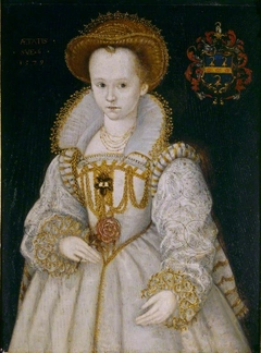 Chrysogona Baker, Lady Dacre (1572/3 - 1616) as a Child, aged 6 by Anonymous