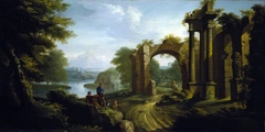 Classical Landscape with Architecture by James Norie