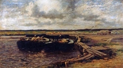 Clay Barges, Norfolk by John Leslie Thomson