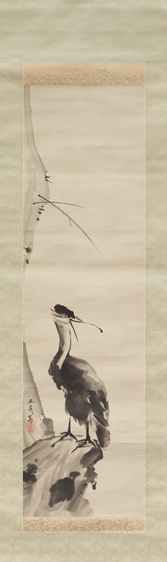 Cormorant in the style of Miyamoto Musashi by Tani Bunchō