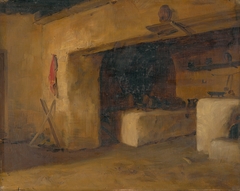 Cottage Interior by Ede Balló