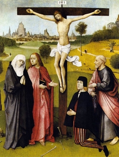 Crucifixion with a Donor by Hieronymus Bosch