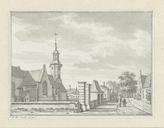 De kerk te 's-Gravenpolder by Jan Bulthuis