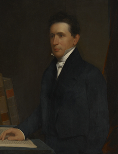 Denison Olmsted  (1791-1859), B. A. 1813, M. A. 1816 by Nathaniel Jocelyn