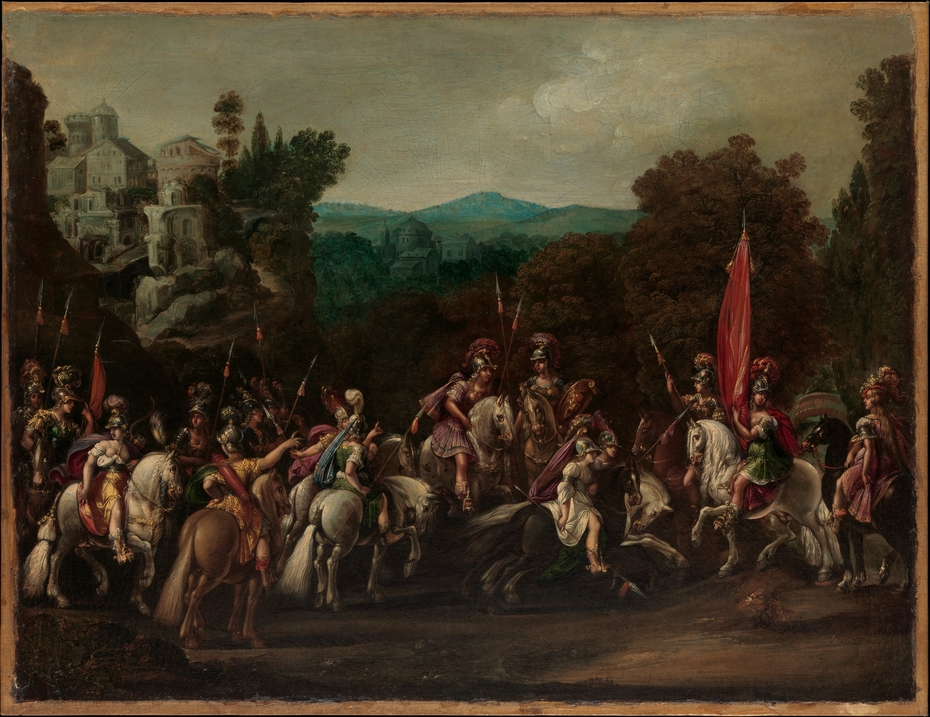 Departure of the Amazons