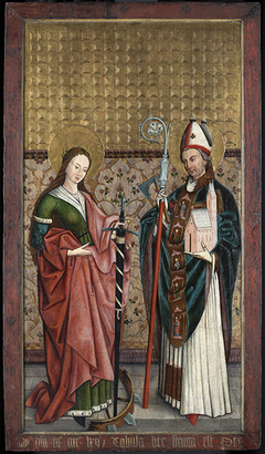 Die Heiligen Katharina und Wolfgang by Hans Strigel