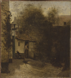 Douai, the House of Alfred Robaut by Jean-Baptiste-Camille Corot