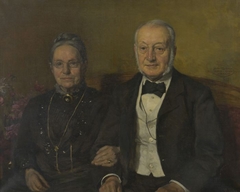 Dubbelportret Ludwig August Eberhardt Suermondt (1834-1925) en Hendrika Adriana Kolff (1835-1927)