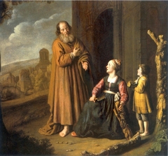 Elijah and the widow of Zarephath by Jan Victors