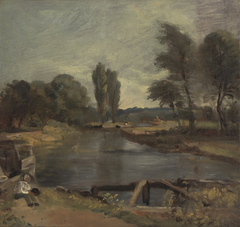 Flatford Lock by John Constable