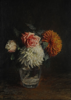 Flowers (Dahlias) by Anonymous