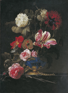 Flowers in a Vase by Willem van Aelst