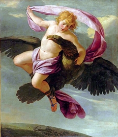 Ganymede abducted by Jupiter by Eustache Le Sueur