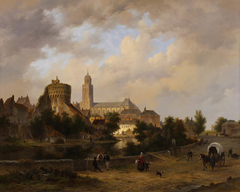 Gezicht op Deventer by Bartholomeus van Hove