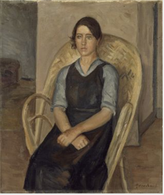 Girl in a Basket Chair by Jean Marchand