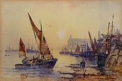 Gravesend, On the River Scheldt by Wilfred Williams Ball