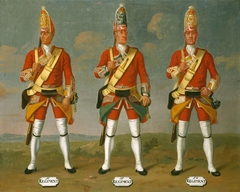 Grenadiers, 10th, 11th and 12th Regiments of Foot, 1751 by David Morier