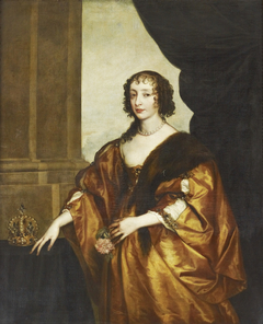 Henrietta Maria (1609-1669) by Attributed to the studio of Sir Anthony van Dyck