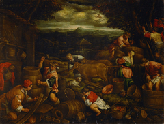 Herbst (Weinlese) by Francesco Bassano the Younger