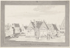 Het Geschuthuis en Ammonitiehuis bij de Oostpoort te Rotterdam by Cornelis Pronk