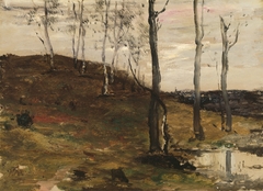 Hillside with Trees by William Morris Hunt