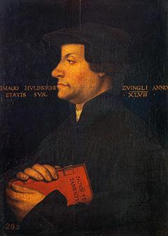 Huldrych Zwingli (1484 - 1531) by Unknown Artist