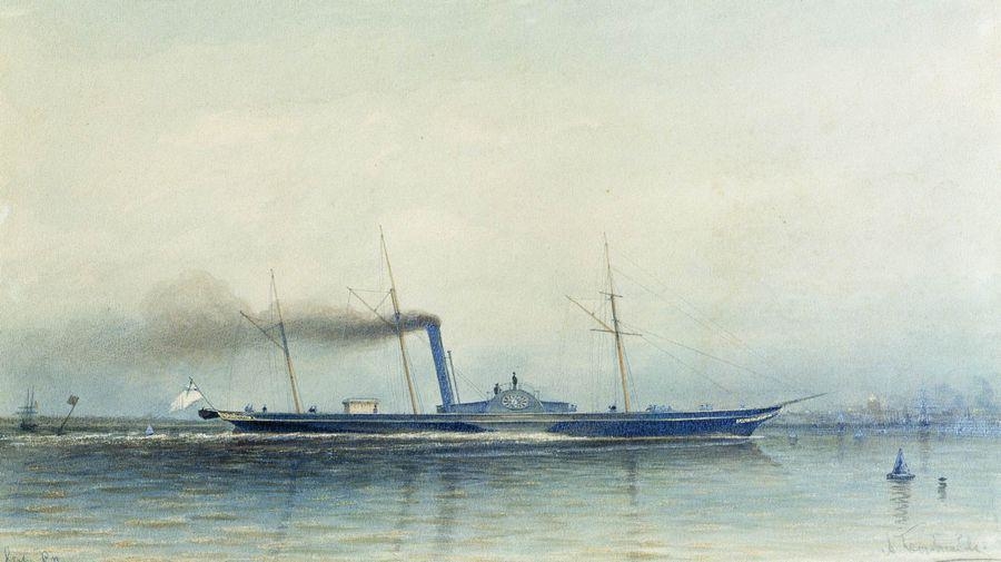 Императорская паровая яхта "Александрия" 1852 года.