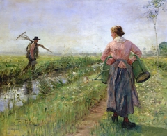 In the Morning by Fritz von Uhde
