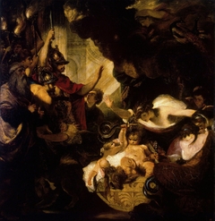 Infant Hercules Strangling the Serpents by Joshua Reynolds