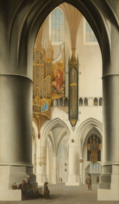 Interior of the Church of St Bavo in Haarlem by Pieter Jansz Saenredam