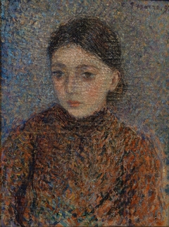 Jeanne Pissarro, dite Cocotte, en buste by Camille Pissarro