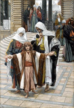 Jesus Found in the Temple by James Tissot