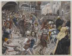 Jesus Led from Caiaphas to Pilate by James Tissot