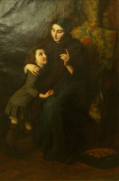 La mère et l'enfant by Édouard d'Apvril