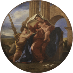 La Vierge à l'Enfant avec saint Jean-Baptiste by Anonymous