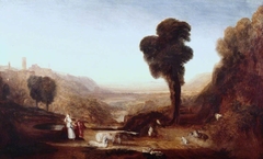 Landscape: Christ and the Woman of Samaria by J. M. W. Turner