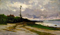 Landscape near Newport, R. I. by Edward Mitchell Bannister