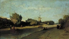 Landscape with a Channel