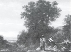 Landscape with a Couple by Pieter de Molijn