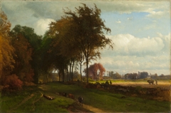 Landscape with Cattle by George Inness