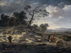 Landscape with Cows on a Country Road