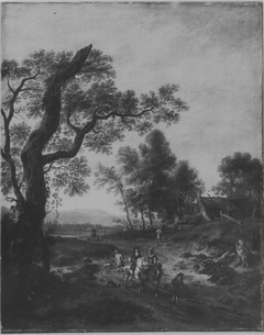 Landscape with Hunting Party
