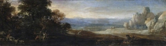 Landscape with Playing Satyr Children and Goats