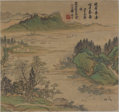 Leaf from Album of Landscape by Yang Jin