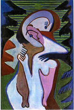 Lovers by Ernst Ludwig Kirchner