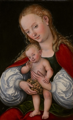Madonna and Child with Grapes