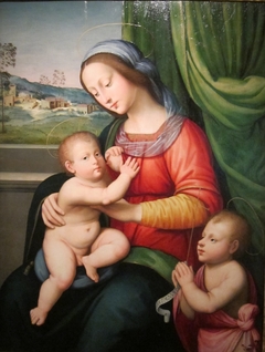 Madonna and Child with Infant St. John the Baptist by Antonio del Ceraiolo
